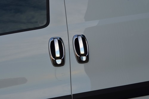 Chrome door handle trim set - door,