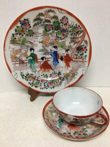 Antique japanese geisha girls - antique,
