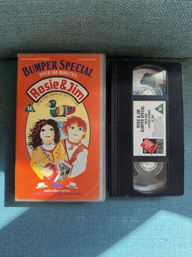 Rosie jim bumper special vhs - rosie,