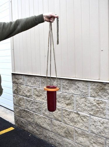 Simple hanging sanctuary lamp - simple,