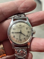 VINTAGE MEN'S WWII era MILITARY PHENIX Co SA WRISTWATCH FWC Rare 1940s For Parts