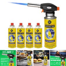 BLOWTORCH WITH 4 BUTANE GAS