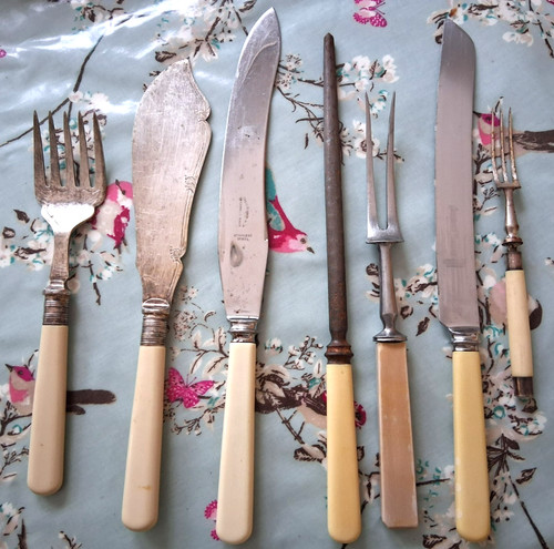 Job lot epns flatware items - epns,