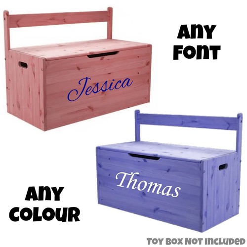Personalised toy box - personalised,