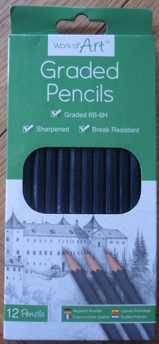 Sketching pencils graded - 12,