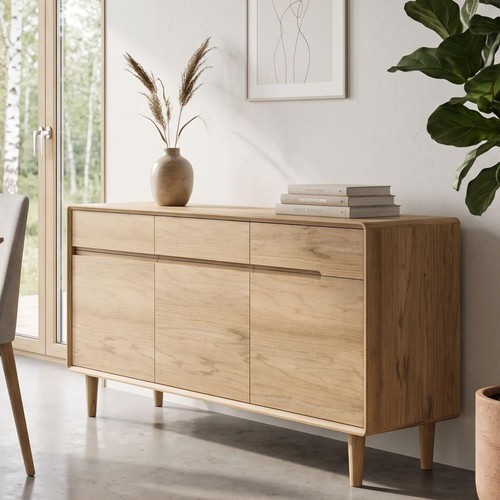 Solid oak door - oak,
