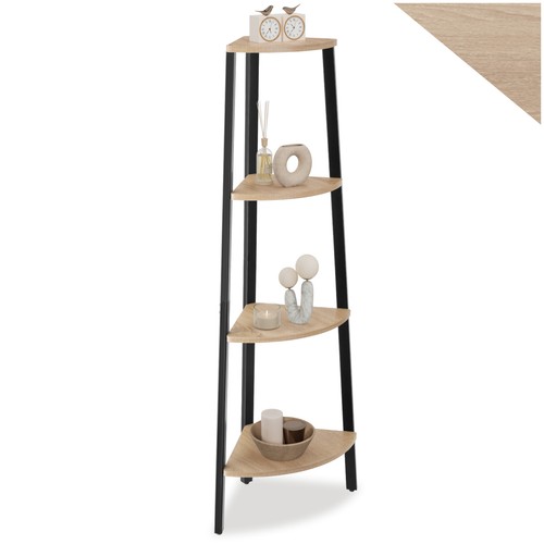 Corner shelf unit with tiers - shelf,