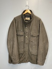 Camel Active Jacket Size 54 XL Mens Utility  Military Pockets Work Olive Green