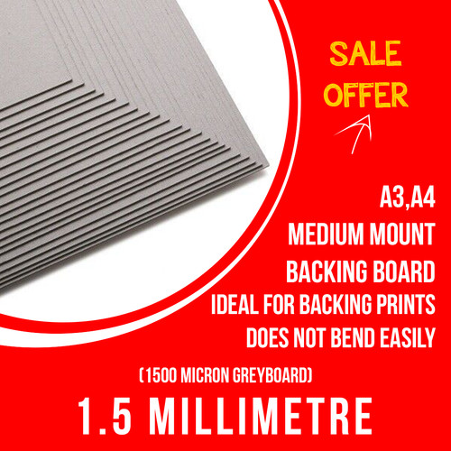 1500 micron greyboard a4 - 1500,