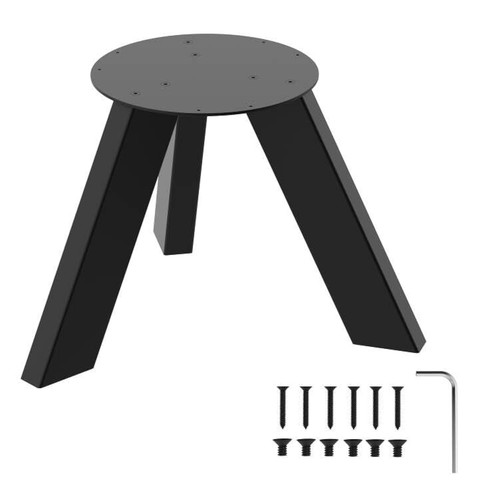 Round plate table base - table,