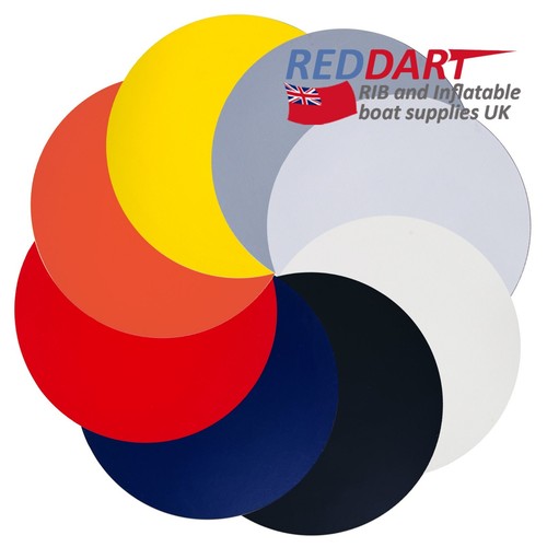 Round hypalon fabric patch - round,