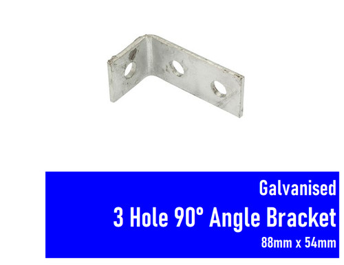 Galvanised hole angle - galvanised, 90°