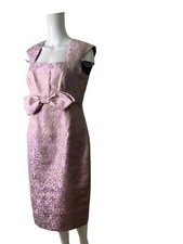 Michaela Louisa Occasion Dress Size 12 Womens EU40 Vintage Lilac Square Neck