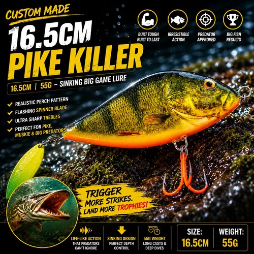 Big pike lure new - pike, salmo
