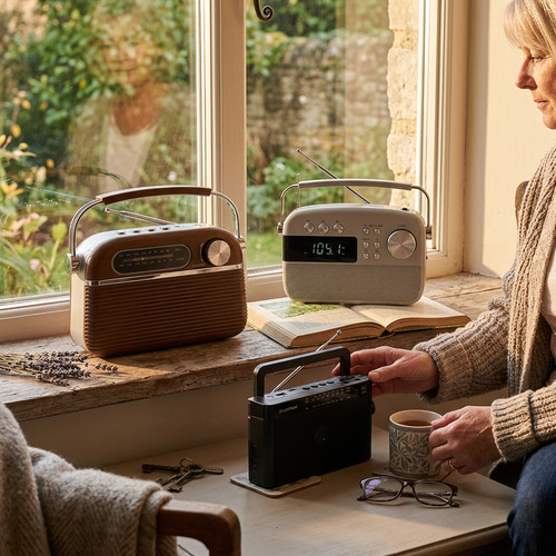 Retro vintage style fm - vintage, am