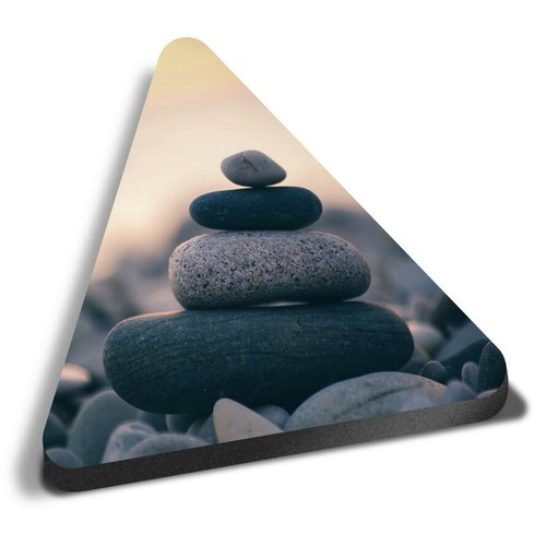 Triangle mdf magnets stacked - magnets,