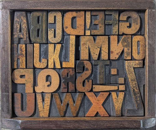 Antique vintage letterpress - vintage,
