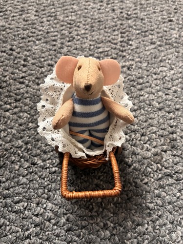 Little rattan pram suitable - rattan,