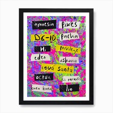 Ibiza Club Poster Art Print