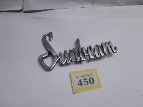 Sunbeam car badge - sunbeam,