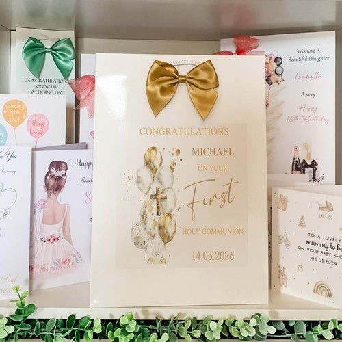 First holy communion gift bag - holy,