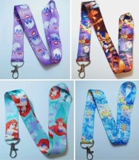 Lanyards Disney Princesses Rapunzel Little Mermaid Maleficent Ursula Frozen