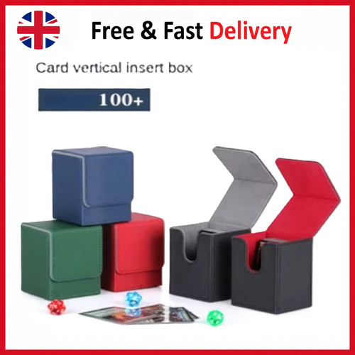 Leather card deck box - deck, magnetic