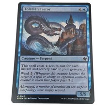 Tolarian Terror C 0168 MTG Magic The Gathering Foundations Card 2024