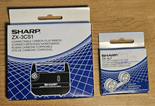 SHARP ZX-3CS1 ZX3CS1 Typerwriter Correctable Ribbon + ZX-4LF (free)