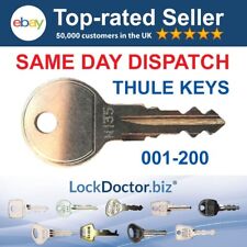 Thule Steel Halfords Roof Box & Bike Rack Replacement Keys to Code (**001-200**)