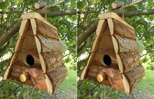 Wild Bird Box House Rustic