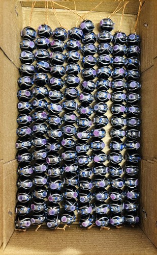 100pcs 12mm black wedding cake - 12mm,