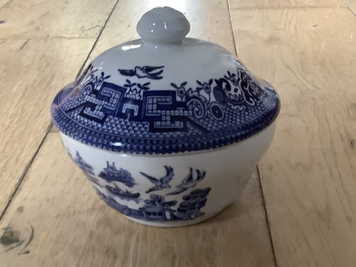 Churchill china blue willow - china,