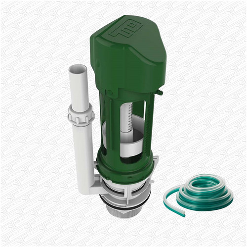 Green toilet flush - td, valve