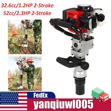 T Post Driver 2 Stroke Motor Push Pile Gas-Powered Fence Jack Hammer 52CC/32.6CC