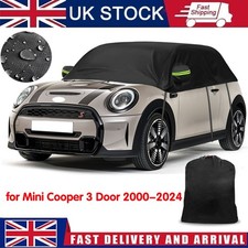 Half Car Cover Replace for Mini Cooper 3 Door 2000-2024,Custom-Fit Soft Top Roof