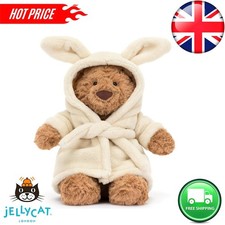 Jellycat Bartholomew Bear Bathrobe plush doll Brand New With Tag+ Dust Bag UK