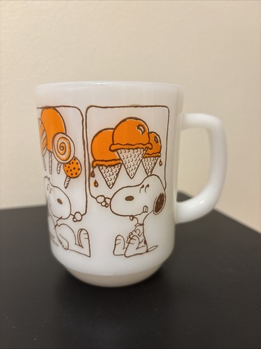Snoopy milk glass - milk, mug