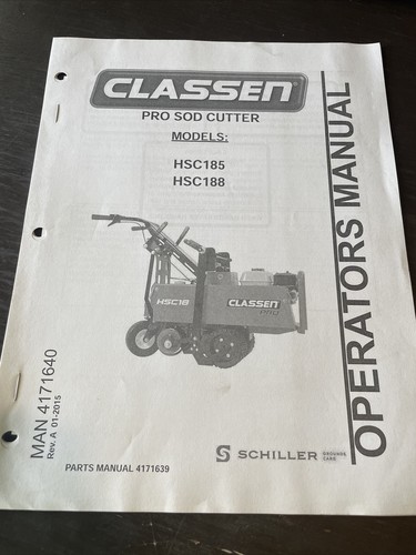 Schiller classen sod cutter - classen,