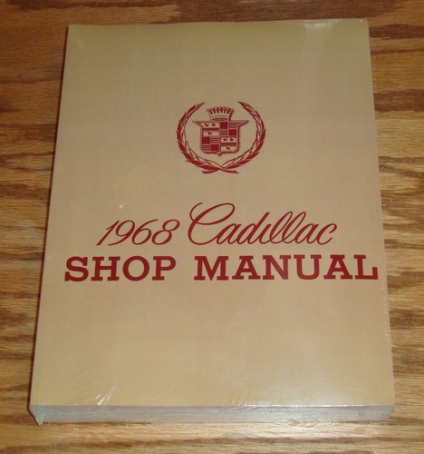 1968 cadillac shop service - shop,