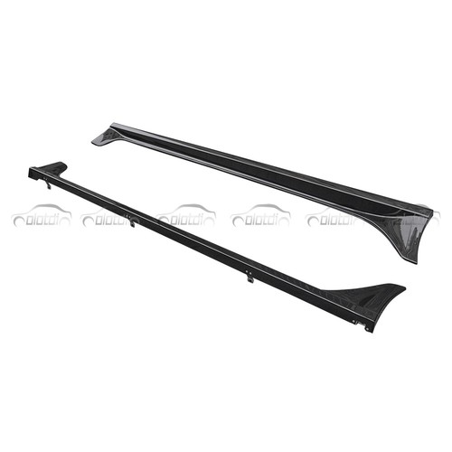 Carbon fiber side skirts - carbon,