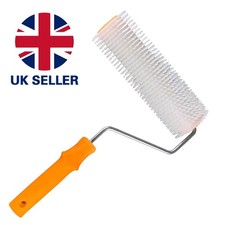 Spiked Aeration Roller 230mm Latex Self Levelling 13mm Spikes Screeding Floor