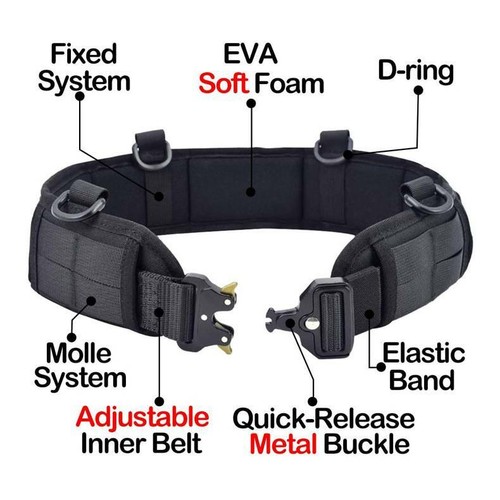 Tactical molle waisted - tactical, belt