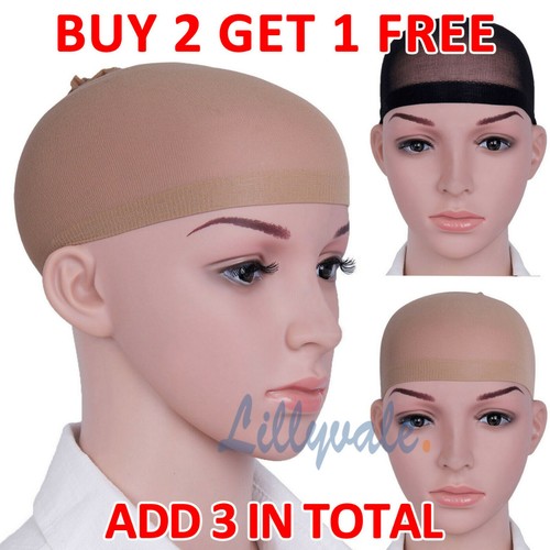 Wig cap black nude - wig,
