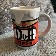 The simpsons duff - beer, ceramic