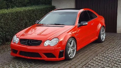 Mercedes clk w209 black - mercedes,