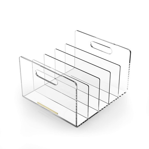 Acrylic file sorter desktop - acrylic, sorter,