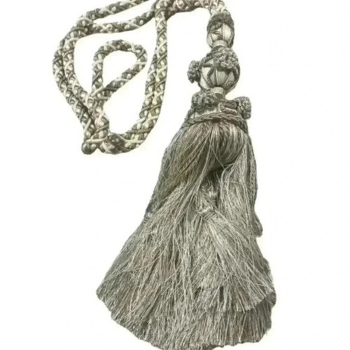 Vtg french tassel beige - vtg,