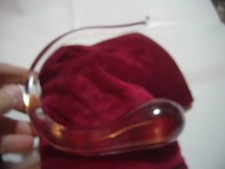 Wedgwood Glass UNUSUAL Paperweight .-SIGNED WORM-LARGE FREE POSTAGE