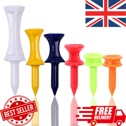 Plastic castle golf tees - plastic,
